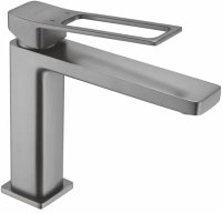 Смеситель для раковины Shevanik S6901T, оружейная сталь