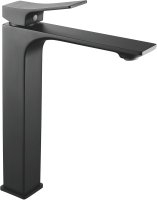 Смеситель для раковины высокий Shevanik S6111H, черный