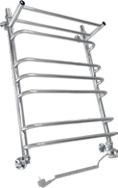 Полотенцесушитель электрический ДВИН FQ Electro лесенка с полкой 80/60, ТЭН справа, хром