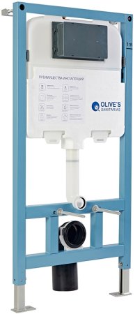 Инсталляция Olive's M58008 для унитаза без клавиши смыва 