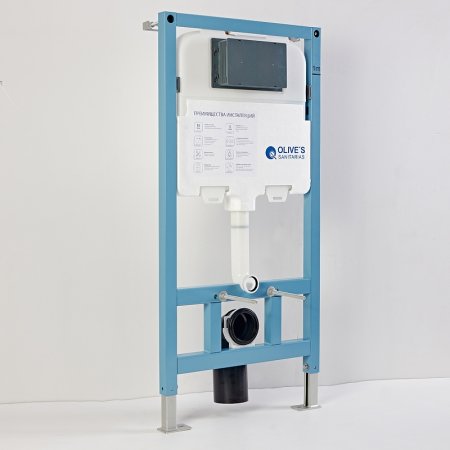 Инсталляция Olive's M58008 для унитаза без клавиши смыва 