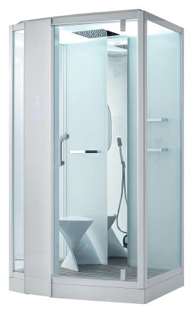 Душевая кабина Orans SR-89105LS белая, с баней 