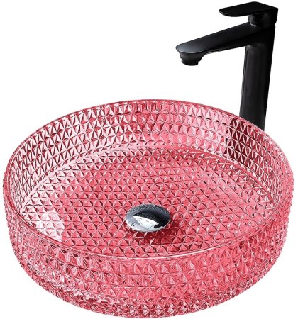Раковина-чаша Abber Glas 40 AK2301R Рубиновая 