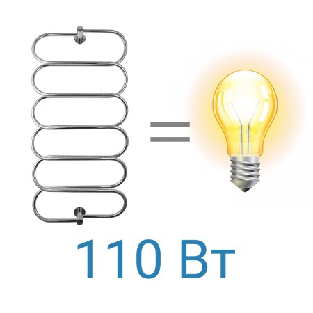 Электрический полотенцесушитель Energy Aura 1200x600 RAL 9003 (белый матовый) 