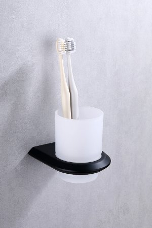 Стакан для зубных щеток ABBER Nord AA1556B черный матовый 