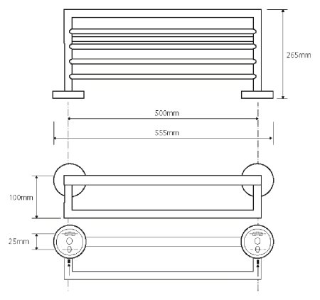 Полка Bemeta Omega 104219072 