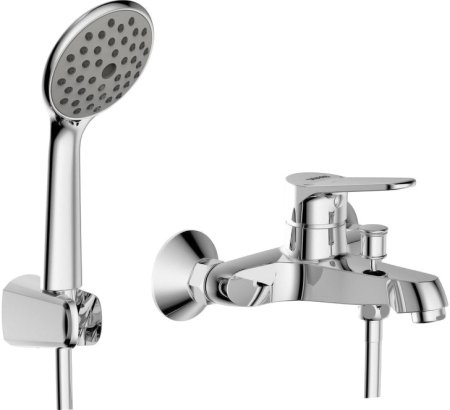 Смеситель для ванны Bravat Eco F6111147C-B, хром 