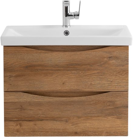 Тумба с раковиной BelBagno MARINO-CER-700-2C-SO-RR-P Rovere Rustico 