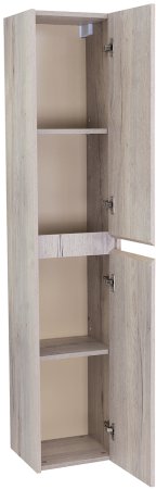 Шкаф пенал подвесной BelBagno KRAFT-1600-2A-SC-RGB-R Rovere Galifax Bianco 