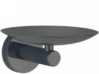 Мыльница Boheme Uno 10973-SGM Оружейная сталь глянцевая