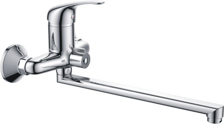 Смеситель для раковины длинный излив HAIBA HB2203-K 