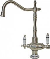 Смеситель для кухонной мойки Zorg Sanitary ZR 336 YF-50 nickel