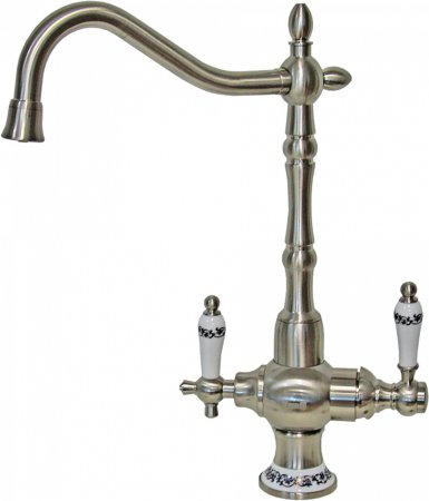 Смеситель для кухонной мойки Zorg Sanitary ZR 336 YF-50 nickel 