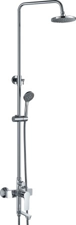 Смеситель с душевой стойкой HAIBA HB2415 хром 