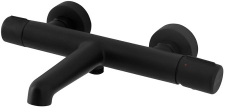 Смеситель для ванны BelBagno Uno UNO-VASM-NERO Черный матовый 