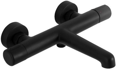 Смеситель для ванны BelBagno Uno UNO-VASM-NERO Черный матовый 