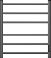 Полотенцесушитель электрический Point Аврора PN10856GR П6 500x600 диммер справа, графит премиум