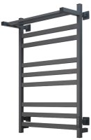 Полотенцесушитель электрический с полочкой (лесенка) Тругор Пэк сп 21 кв П 80х50 см, графит