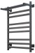 Полотенцесушитель электрический с полочкой (лесенка) Тругор Пэк сп 21 кв П 80х50 см, графит 