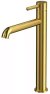 Смеситель для раковины высокий Grocenberg GB3029GL, золотой брашированный 