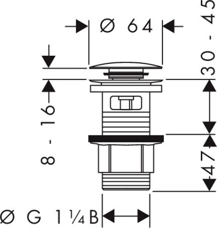 Смеситель Hansgrohe Logis Fine 110 71252000 для раковины 