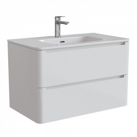 Тумба с раковиной IDDIS Edifice 80 подвесная белая (EDI80W0i95K) 