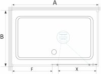 Душевой уголок RGW SV-42-1B (SV-12B + Z-060-2B) 1200x800