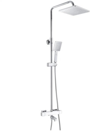 Душевая система с термостатом Rose R3536, хром 