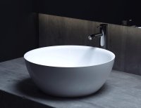 Раковина накладная матовая 42,5x42,5 Salini GLORIA 310 1102210M