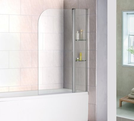 Шторка на ванну WasserKRAFT Leine 35P02-110 Fixed 