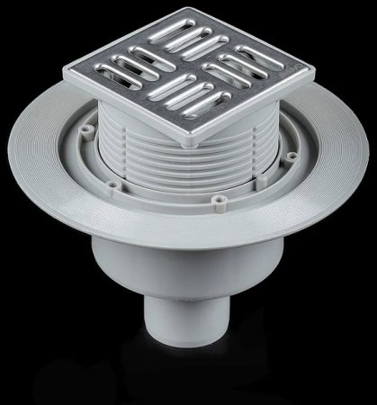 Душевой трап Gappo G81010-51 с решеткой Сатин 