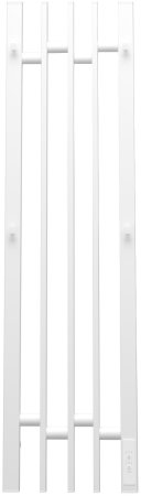 Полотенцесушитель электрический APEXTERMO Delta DL10183WM 800x180 с крючками, белый матовый 