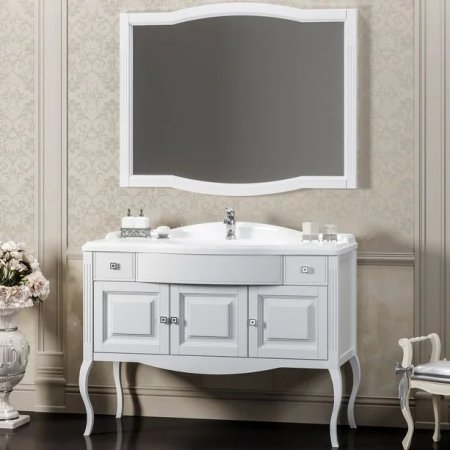 Зеркало Opadiris Лаура 120 Z0000012471 Белое матовое 