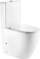 Унитаз компакт CeramaLux 1289A с бачком и сиденьем Микролифт Унитаз компакт CeramaLux 1289A с бачком и сиденьем Микролифт