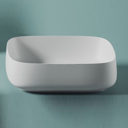 Раковина-чаша Artceram Cognac Quadro 56 COL009 01 00 Белая 