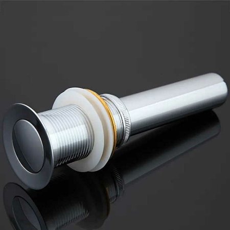 Донный клапан Frap F66 click-clack Хром 