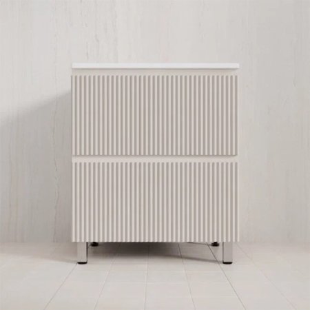 Тумба Style Line Марокко 70 напольная, с раковиной  LINE 700*480 антрацит, крем 