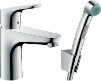 Смеситель для раковины Hansgrohe Focus 31927000 с гигиеническим душем Хром