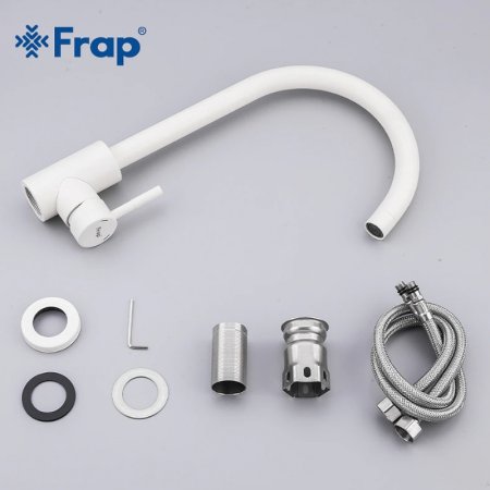 Смеситель для кухни Frap F40899-1 Белый 