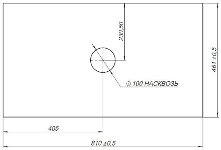 Столешница под раковину Allen Brau Reality 80 1.32023.G Графит 