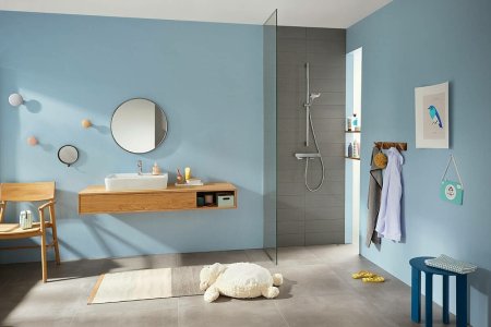 Смеситель для душа Hansgrohe Ecostat E 15773000 с термостатом Хром 
