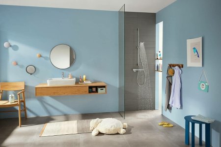 Смеситель для душа Hansgrohe Ecostat E 15773000 с термостатом Хром 