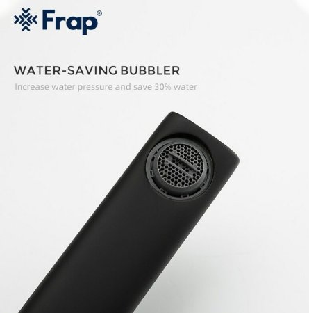 Смеситель для раковины Frap H67-6 F1067-6 Черный матовый 