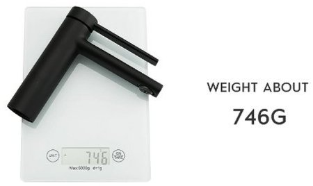 Смеситель для раковины Frap H67-6 F1067-6 Черный матовый 