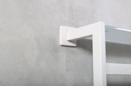 Электрический полотенцесушитель Black&White Universe N-333W 58х35 333WN с полкой Белый матовый 