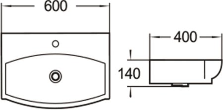 Раковина SantiLine SL-2025 