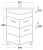 Тумба с раковиной Onika Лайн 60.12 