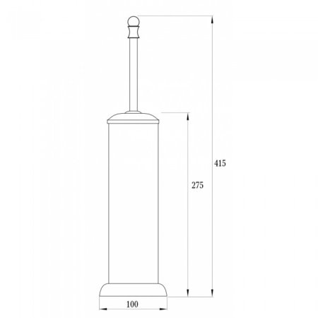 Ершик GANZER GZ30090D BRONZE 