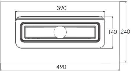 Душевой лоток Berges Simpel 800 091012 с решеткой Хром глянец 
