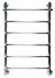 Полотенцесушитель водяной Ника Quadro Л90 ВП 80/50-6 с полкой 